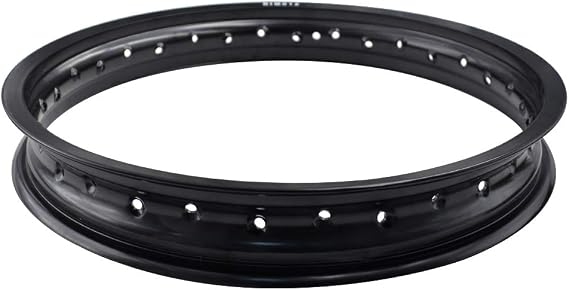 AHL Motorcycle Front/Rear Rim 6061 Aviation Aluminum Wheel Circle (2.15x18 32 hole,Black)