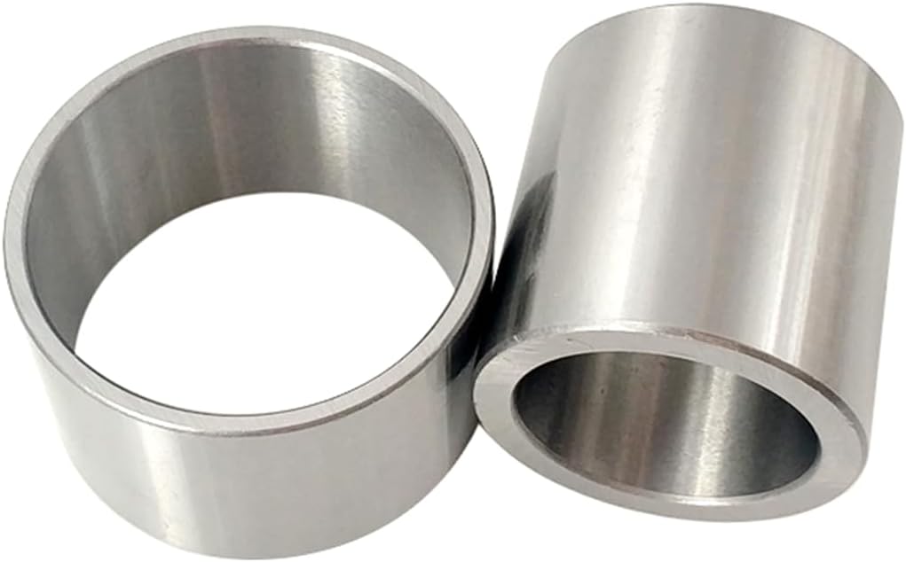 Sleeve Bearings Steel Sleeve Bushing， 2pcs ID 5mm, OD 8mm, Height 12mm Gcr15 Carbon Steel Bearing Sleeves for Plain Bearings, Fixture Locating Bushing, Guide Bushing, 5x8x12mm5x8x6mm