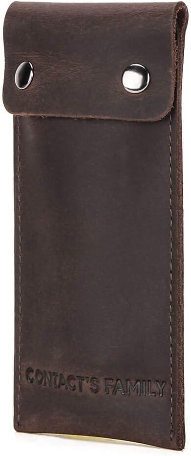 Hiram Watch Bracelet Storage Bag Case, Portable Travel Jewelry Leather Pouch, Watch Pouch Bag Case for Men and WomenCoffee