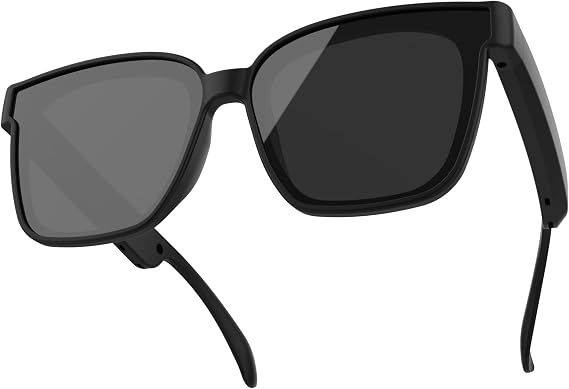 Smart Audio Glasses, Bluetooth Sunglasses Open-Ear Audio, Hands-Free Call, UV400 Polarized for Driving & Sports