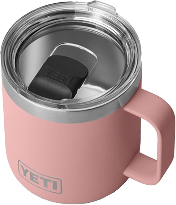 YETI Rambler 14 oz Mug, Vacuum Insulated, Stainless Steel with MagSlider Lid, Stainless