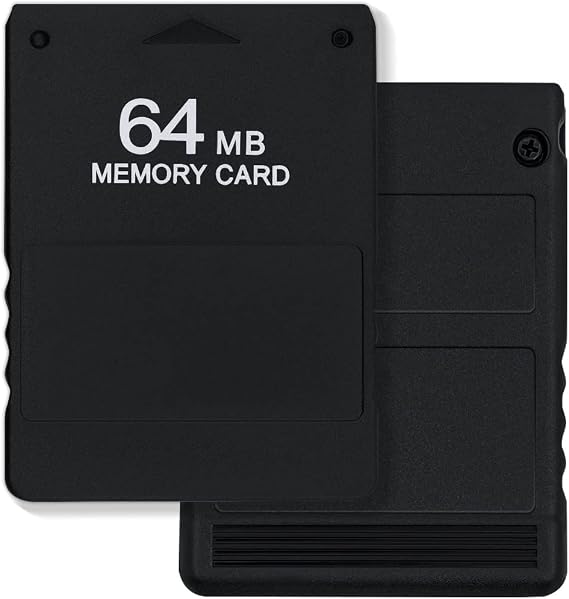 Mcbazel 64MB Memory Card for PS2/PS2 Slim - High Speed Game Save Card for PlayStation 2 Console, Compatible with All PS2 Games (Not for FreeMCBoot/PS3/PS1)
