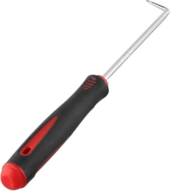 Car Maintenance Small Parts Retrieval Wire Separation Mechanic Workshop Equipment Steel Pick Plus Hook Set Automotive Seal Remover O Ring Removal Device Precision Hand for Tools(2#)