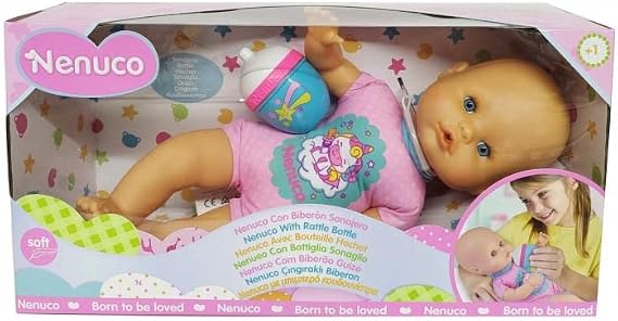 Nenuco - Doll with Bottle and Unicorn Dress