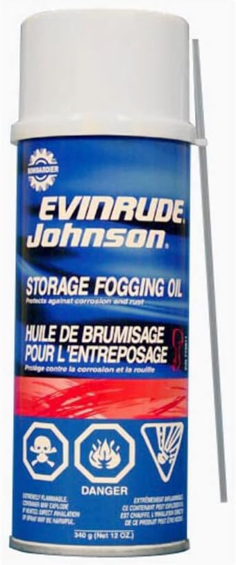 Johnson Evinrude Storage Fogging Fluid Oil 777186