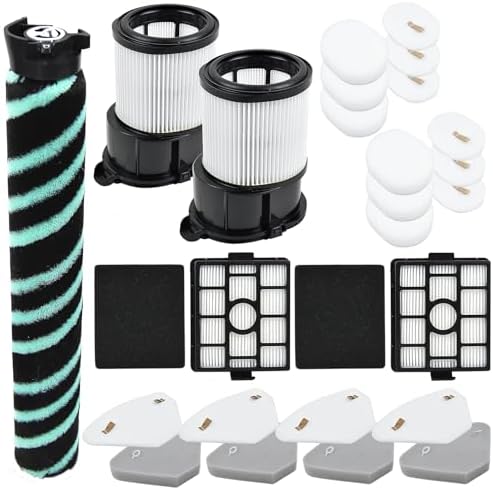 Replacement Accessories Compatible with Shark IP3251 IP3253 Cordless Vacuum Cleaner 1 roller brush  2 filters  6 filter pads  2 Auto-Empty System filters  4 Auto-Empty System filter pads