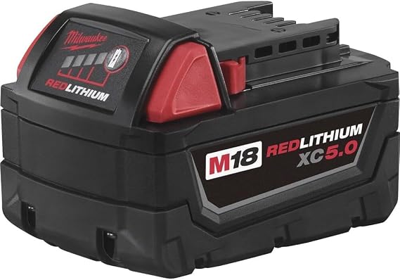 Milwaukee 48-11-1850 M18 Redlithium 5.0Ah Bat Pack