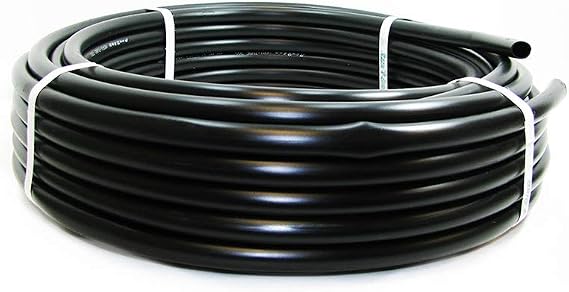 Rain Bird 1/2 in. Black Poly Tubing (.580 ID x .700 OD) (50 PSI) (100 ft.) | XT700100