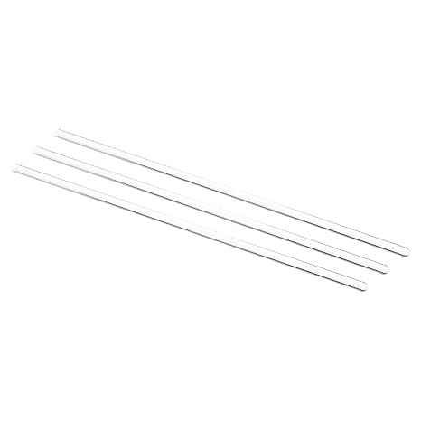 MECCANIXITY 3.3 Borosilicate Glass Stick 9.84" Length 6mm Dia Stir Rod,3Pcs