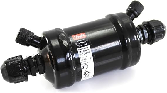 Danfoss 023Z1002 Suction Filter Drier DAS084 VV 1/2 in Flare Connections 1.6-2.9tons Unidirectional