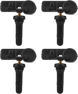 Keenso 4pcs Car TPMS Sensor Tire Pressure Monitoring System Tire Pressure Sensor for Chevy 22853741 13586335