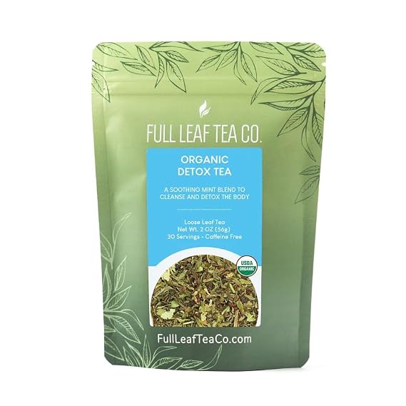 Organic Detox Loose Leaf Tea - 2 oz Bag (approx. 30 servings) | Full Leaf Tea Co.