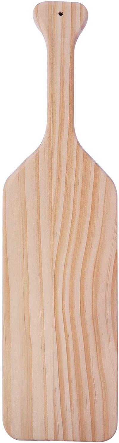 15inch Greek Sorority Paddle, Solid Wooden Fraternity Paddle, Unfinished Pine Wood Paddle, Frat Paddle