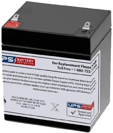 12V 5Ah F1 - Battery Replacement for ADT Security Safewatch Pro 3000 by UPSBatteryCenter