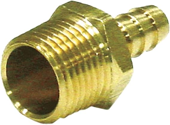 Homeplus+ Brass 1/4 in. D X 1/2 in. D Adapter 1 pk