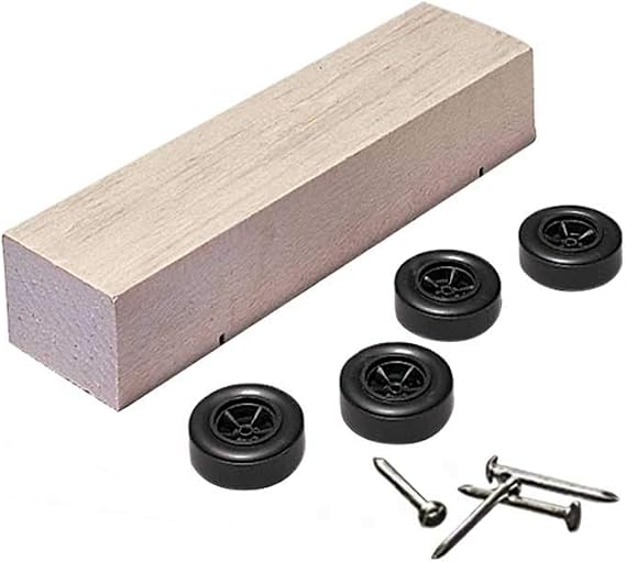 Woodland Scenics Pine Car Derby Car Kit, Basic (P370)