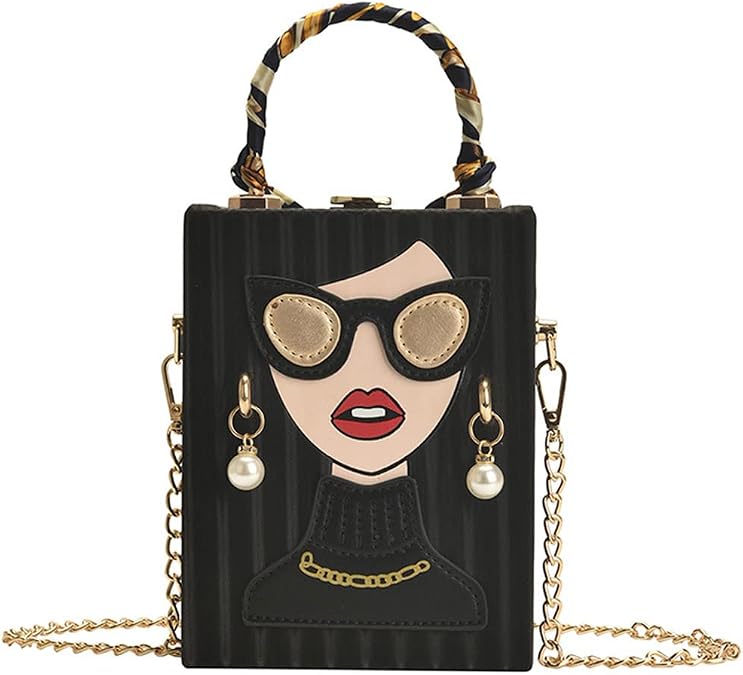 Novelty Personalized Women's 3D Ladies Designer Leather Top Handle Satchel Handbags Tote Purse Crossbody Shoulder Bags
