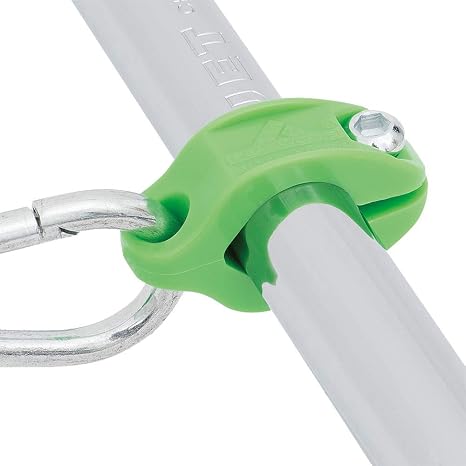 Peakworks Tool Tethering System, 7/8" Round Clamp, HDPE, Green, V8561401