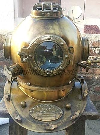 Nauticalmart Scuba Diving Diver Helmet in Antique Finish