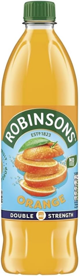 Robinsons Squash Double Concentrate 1.75 Litres Orange Ref A02115 - Pack 2