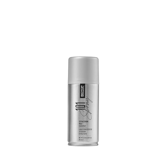 Biotop Professional 101 Extra Strong Hold Hairspray - Finishing Hair Spray for Women - Long-Lasting Results with Anti-Frizz and Humidity Control - Maximum Hold & Volume (2.5 oz)