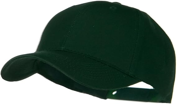 Solid Cotton Twill Low Profile Snap Cap - Dark Green