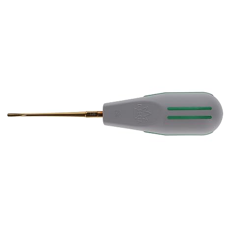 Directa Dental 506434 Luxator Periotome Titanium Instrument 2mm Straight, Periodontal Ligament Knife for Gentle Tooth Extractions