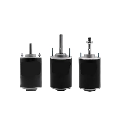 1PC High Torque DC Motor 12V/24V Permanent Magnet Mini DC DIY Generator Motor CW/CCW(Bracket,Spiral,12V 3500RPM)