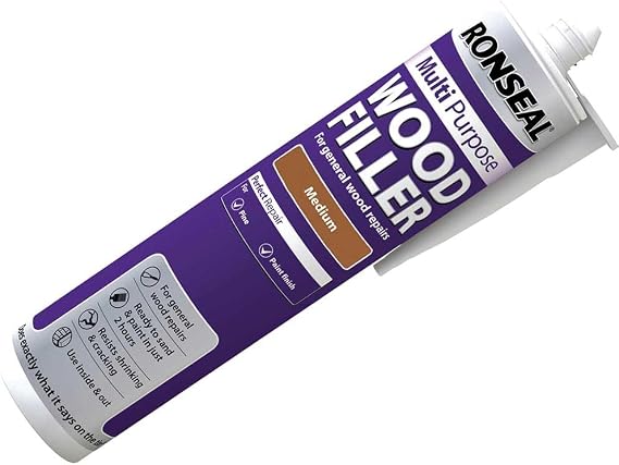 Ronseal MPWFM310 310ml Medium Multi-Purpose Wood Filler Cartridge