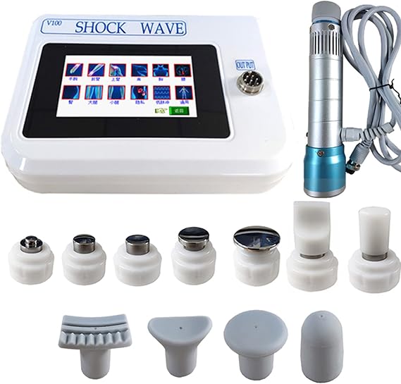 ED Shock Wave Therapy Machine,Shockwave Physiotherapy Instrument,Pain Relief Massager,Portable Physiotherapy Massage Gun for Body Relax