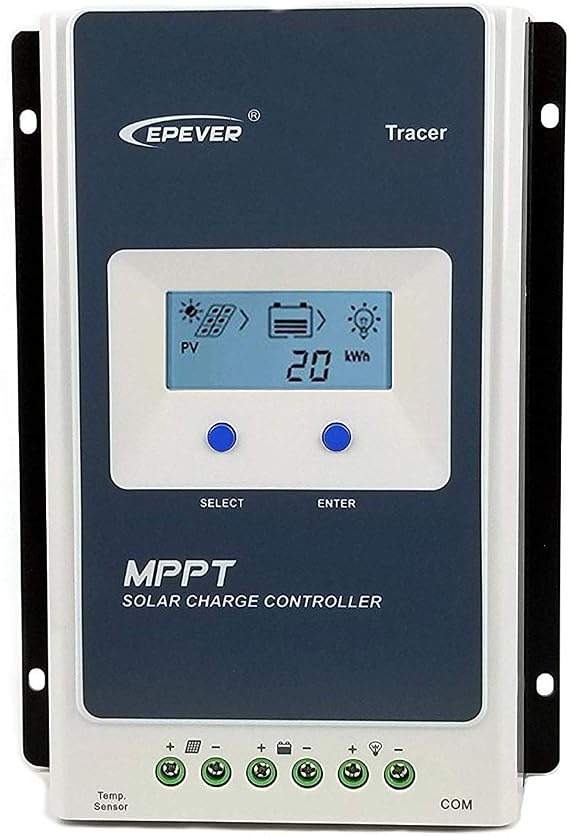 EPEver MPPT 60v Solar Charge Controller Ultra Fast Power EPSolar Tracking (20A)