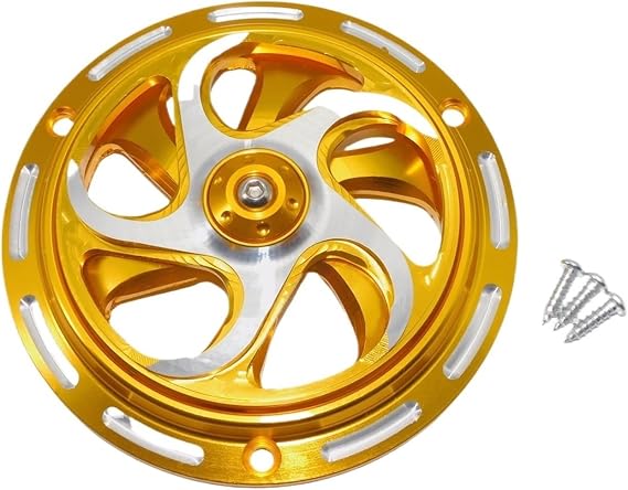 Motorcycle CNC Engine Rotatable Cooling Protective Cover Aluminum Compatible With LX 125 150 S125 2013-2023(Gold)