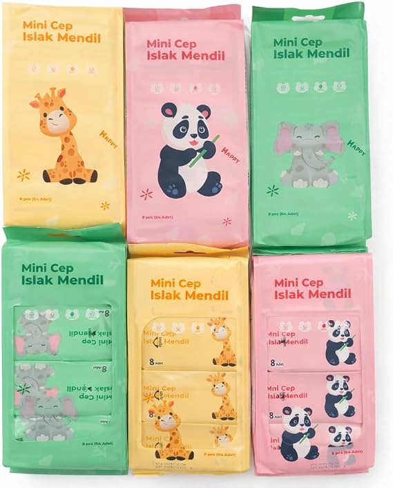 Aksu Mİnİ Cep Islak Mendİl 6 Paket 48'lİ 384 Mendİl Dmr-3125