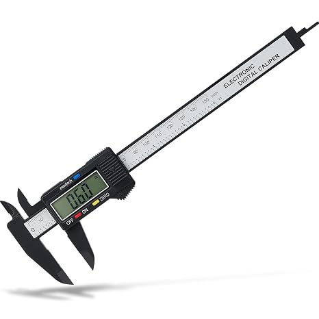 Digital Caliper, Adoric Calipers 0-6 Inch, Inch/mm Conversion, Large LCD
