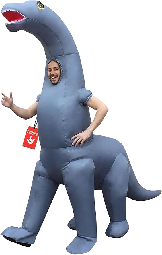 Morph Inflatable Dinosaur Costume, Halloween Costumes for Adults