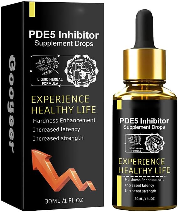 PDE5 Supplement Drops PDE5 Supplement Drops For Men Secret Drops For Strong Men PDE5 Drops For Men Secret Drops For Strong Men 30ml Lubricantes Para Sexo Y Estimulante Para Mujer Hot (Black, One Size)
