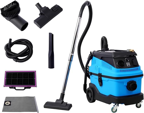 Shop Vacuum, Shop Vacuum Wet and Dry, Shop Vac with More Than 18kpa Powerful Suction Great for Garage, Home, Workshop, Hard Floor and Pet Hair 8 Gallon Large Capacity 1200w, Cord Length 5 Meters