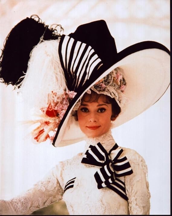 Posterazzi Audrey Hepburn In Black And White Outfit And Hat My Fair Lady Photo Print (8 x 10) - Item # MVM71682