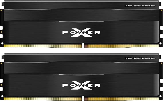 Silicon Power DDR5 32GB 2x16GB Zenith 6000MT/s PC5-48000 288-Pin CL30 1.35V UDIMM Desktop Memory Module RAM SU032GXLWU60AFDEEC Black