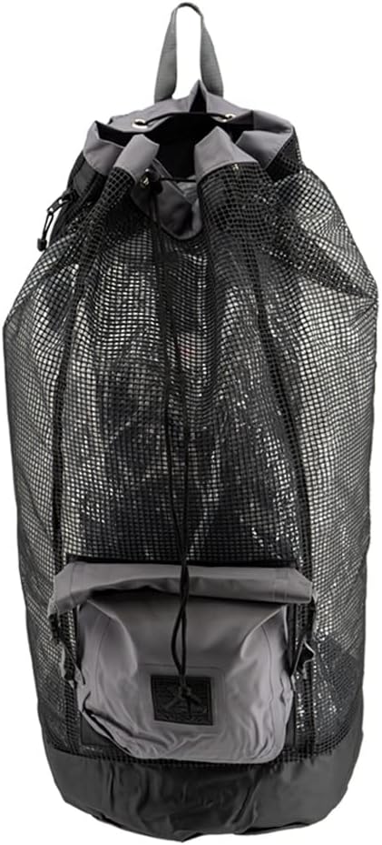 AKONA Huron DX Heavy Duty Mesh Backpack with Dry Bag