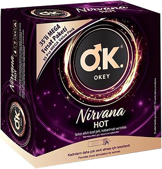 Okey Nirvana Hot 35 'li Prezervatif