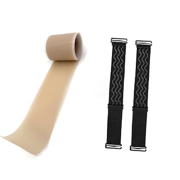 1 Roll Fake Scalp Tape & 2 Pcs Wig Strap Elastic Band