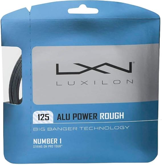 Luxilon ALU Power, Feel, Rough, Soft, Spin, Tennis String Set (ALU Power Rough [1 Set])