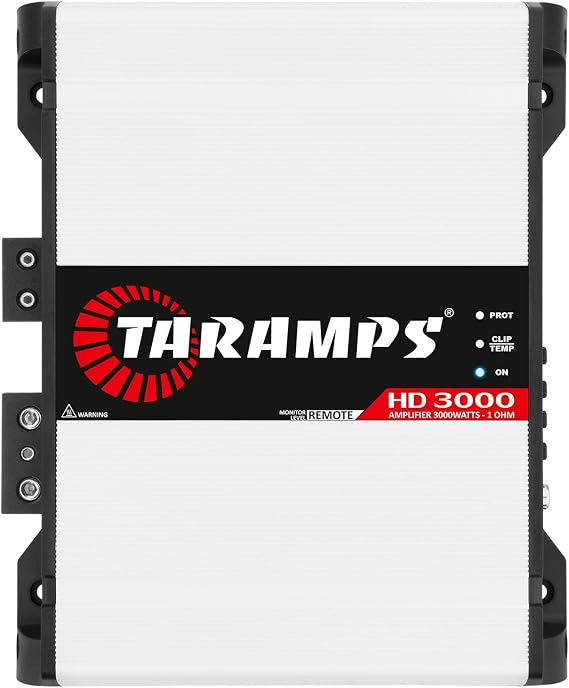 Taramps HD 3000 1 Ohm 3000W RMS Full Range Monoblock Car Audio Amplifier