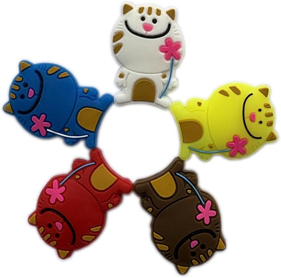 Cute Tennis Dampener Funny Tennis Racket Vibration Racquet Dampener Soft Silicone for Sport Gift, Assorted Designs