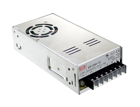 MEAN WELL SP-240-24 AC to DC Power Supply, Single Output, 24V, 10 Amp, 240W, 1.5"
