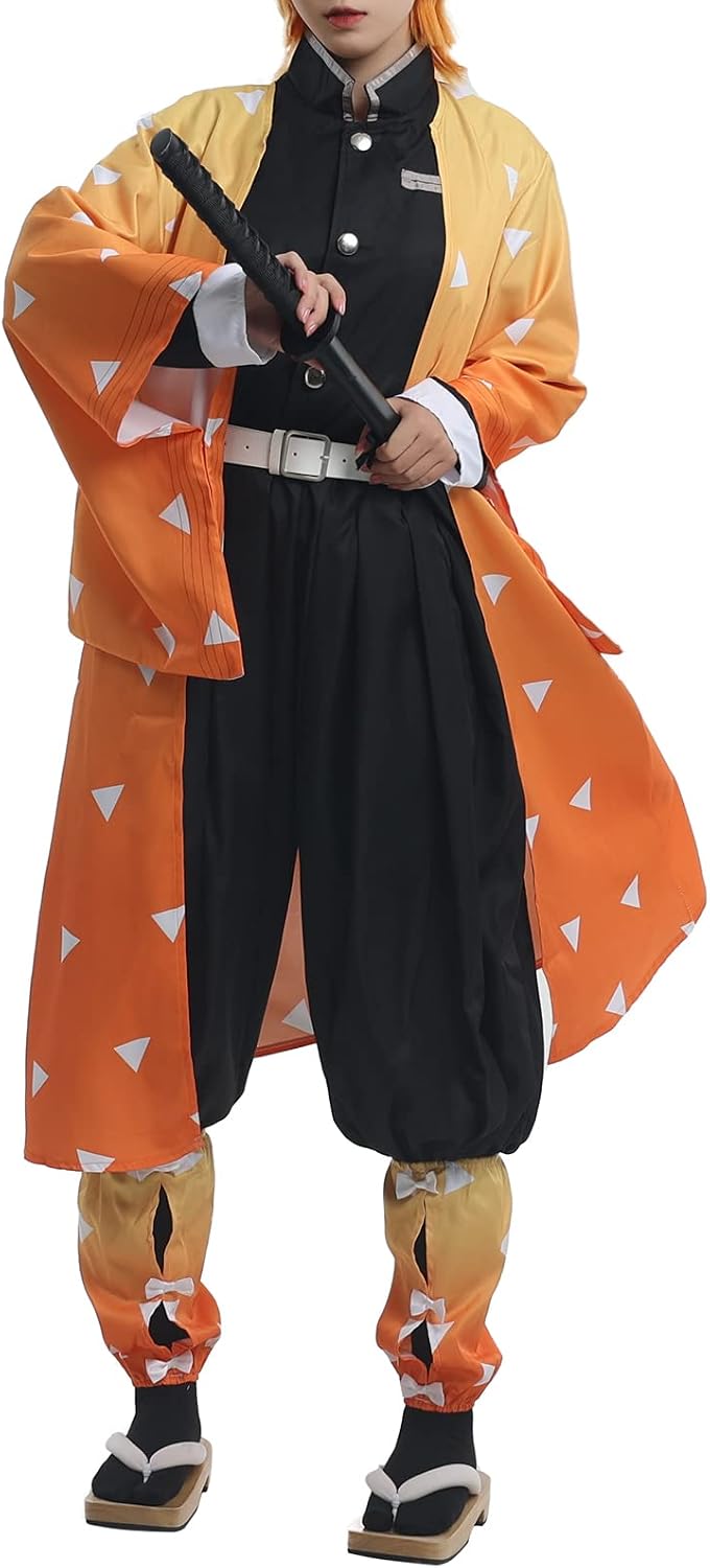 FCCAM Mitsuri Cosplay Anime Tanjiro Zenitsu Costume Adult Outfit