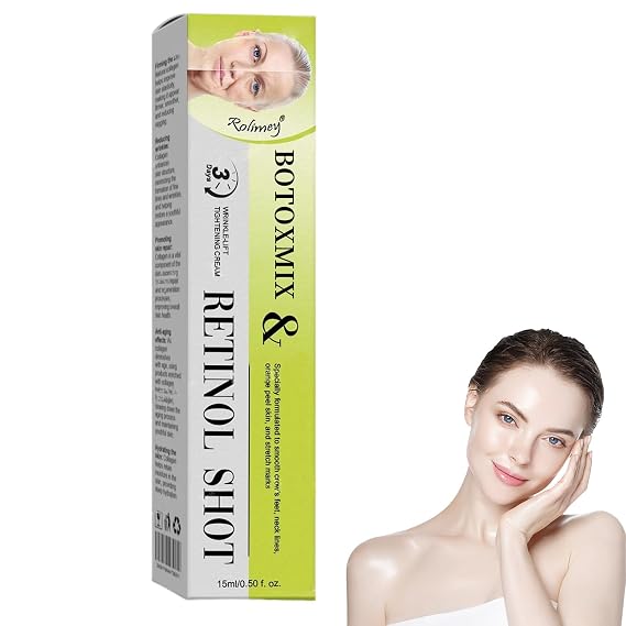 2026 New Botoxmix & Vita-A Retinol Shot Wrinkle-Lift Tightening Cream, Professional Golden Peptide Lifting Cream, Pore Minimizer, Natural Retinal Shot Tightening Booster for All Skin Types (1)