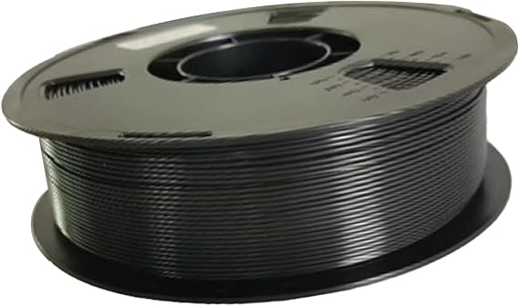 PLA 3D Printer Filament, 1.75mm Bundle No Tangling Strong Bonding Overhang Performance Pure Color 3D Printing Filament 330M (Black)