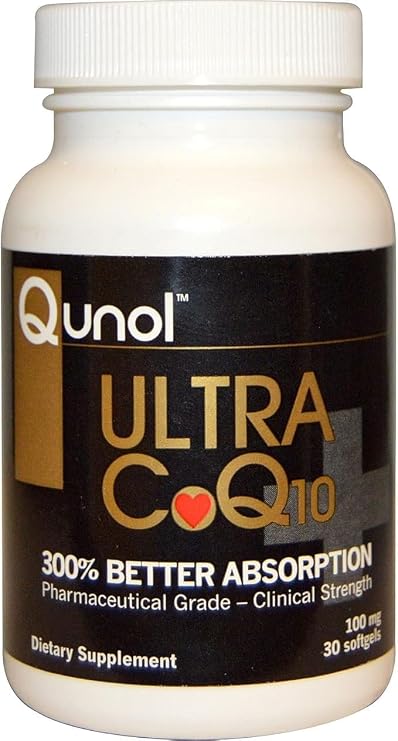 Qunol Ultra CoQ10 200mg, Ultra-High Absorption, Antioxidant, 30 Softgels | #1 Cardiologist Recommended Supplement for Heart Health, Coenzyme Q10 Supplement to support Vascular Health & Cellular Energy